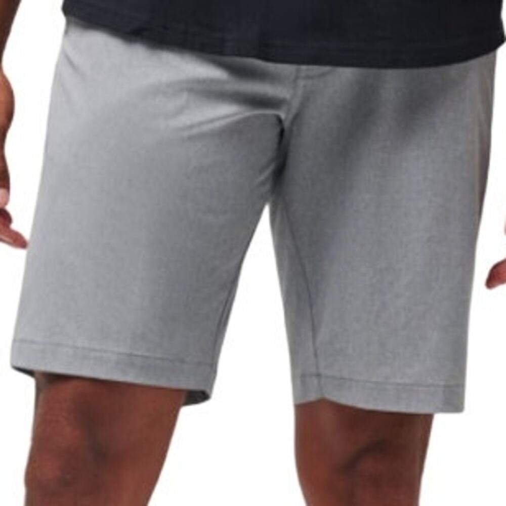 Travis Mathew Beck Chino Shorts Mid Length Lightweight Casual Golf Gray 40